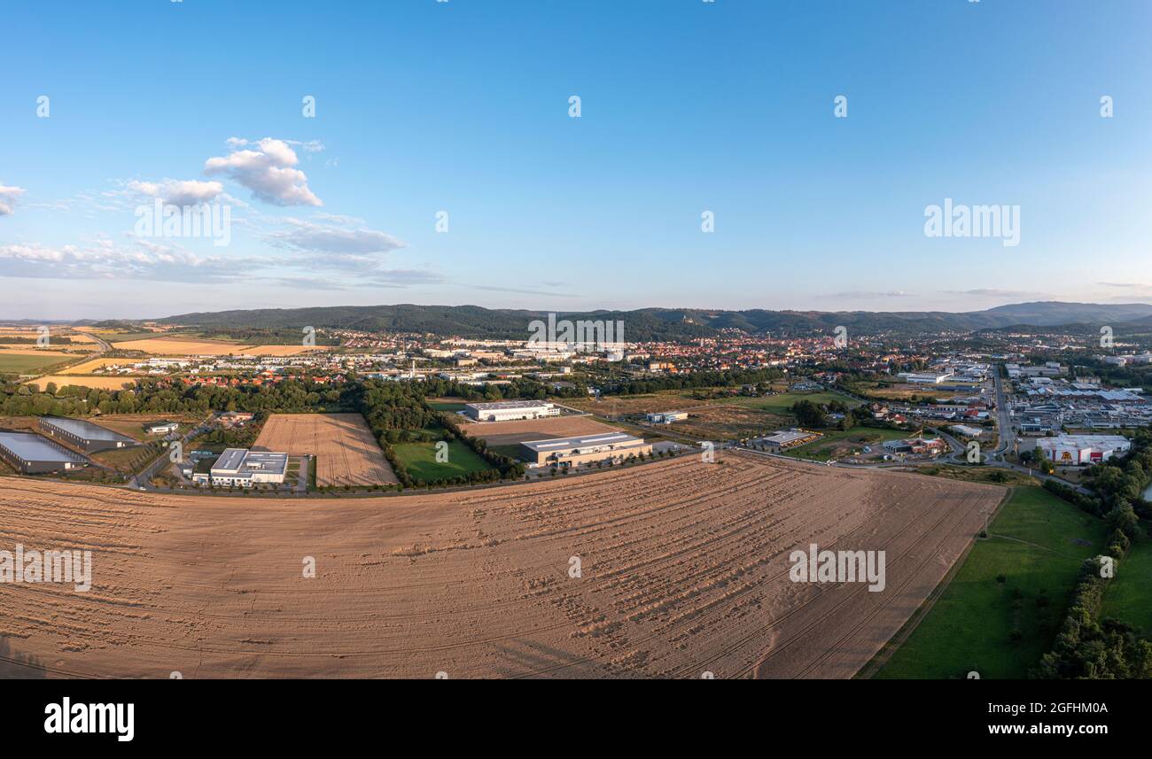 Luftbild Wernigerode Harz Stock Photo Alamy