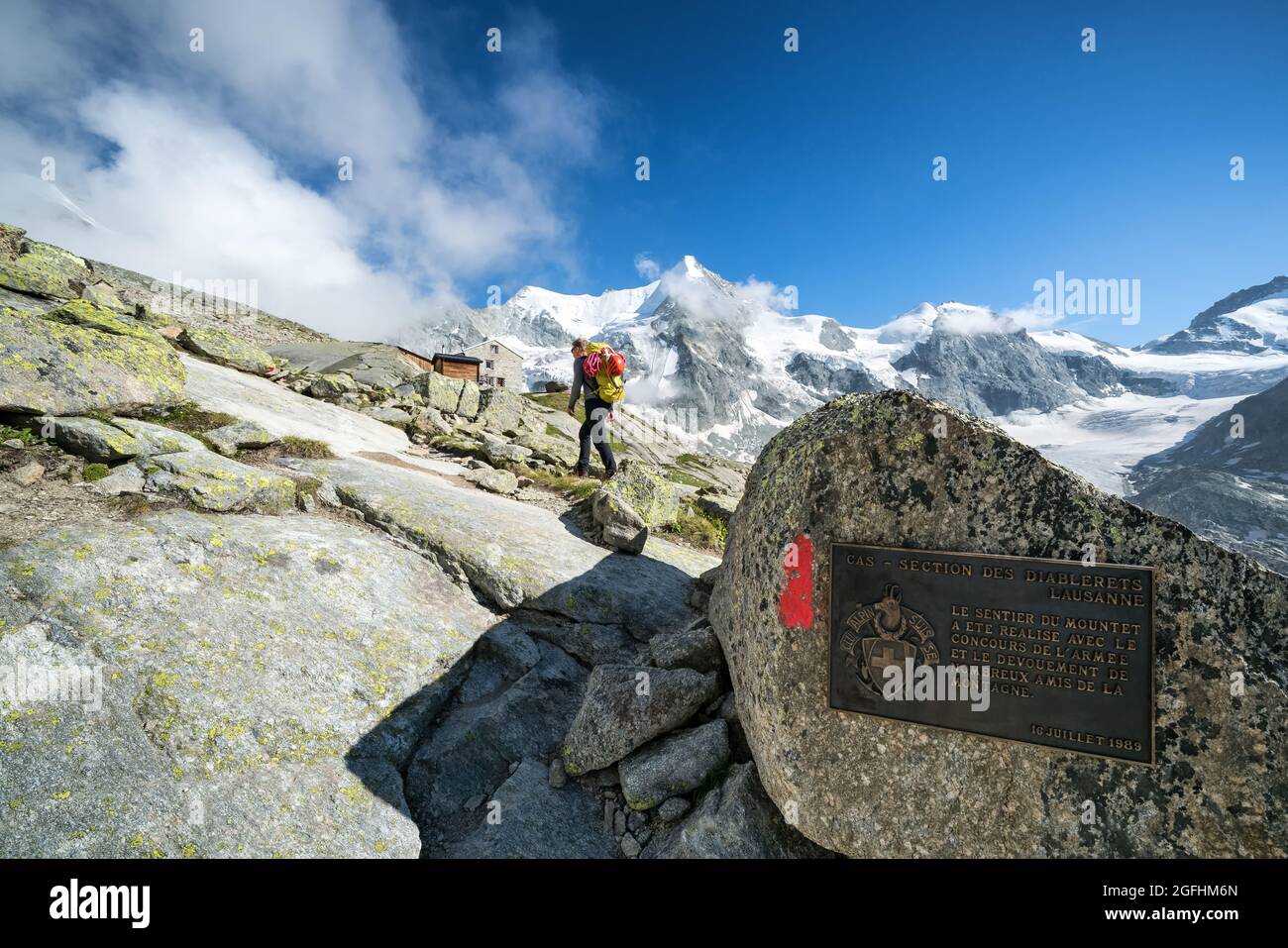 Switzerland zinal glacier ice hi-res stock photography and images - Alamy