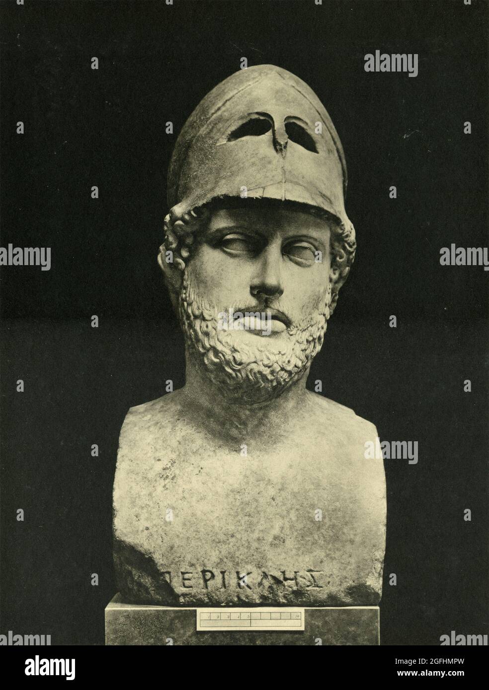 Pericles, marble sculpture, 1890s Stock Photo