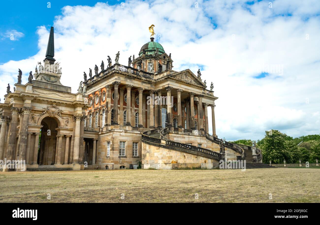 The beautiful historic city of Potsdam in Germany is known for its ...