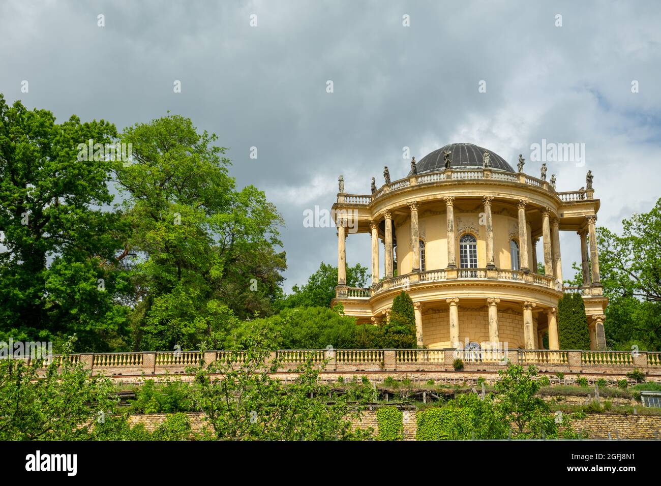 The beautiful historic city of Potsdam in Germany is known for its ...
