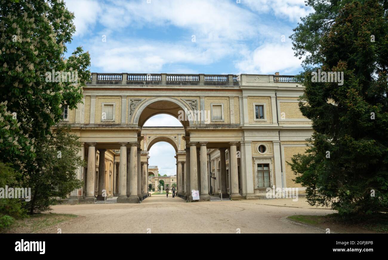 The beautiful historic city of Potsdam in Germany is known for its ...