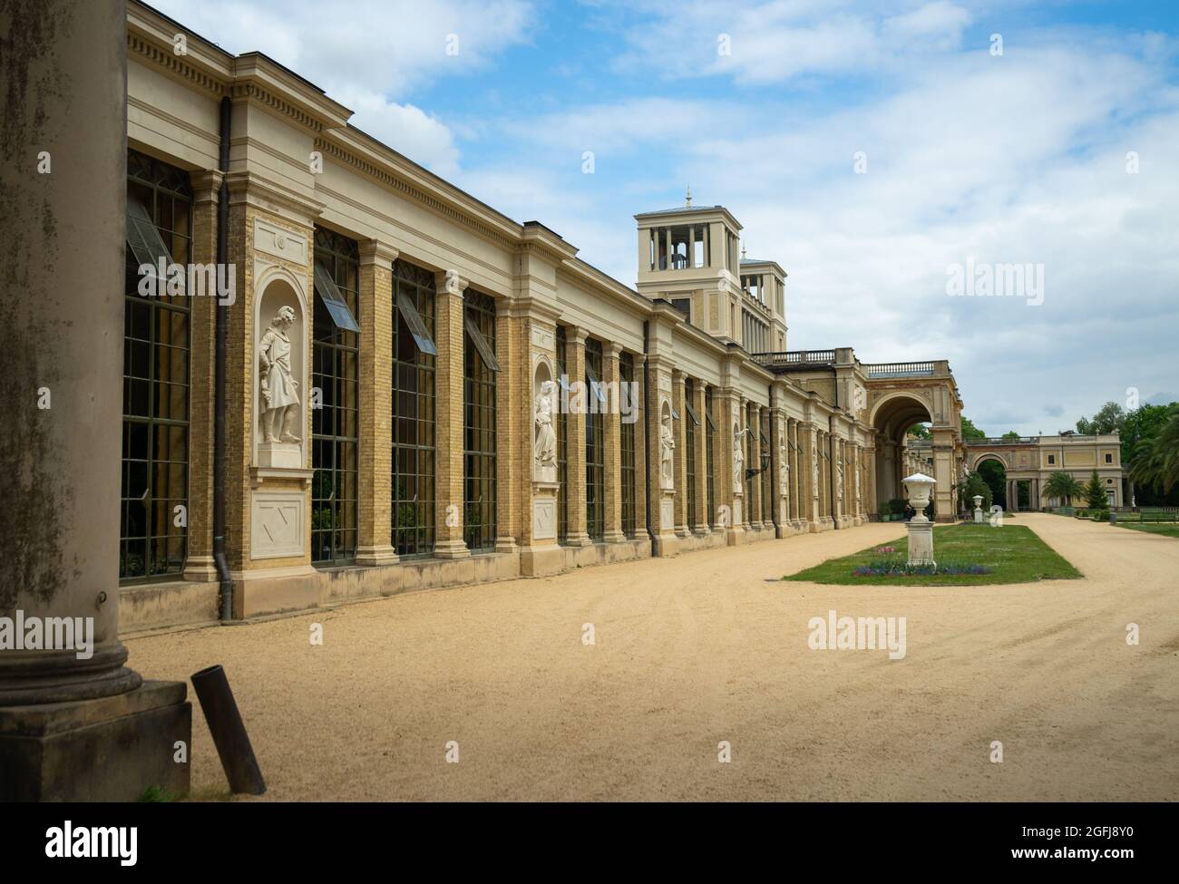 The beautiful historic city of Potsdam in Germany is known for its ...