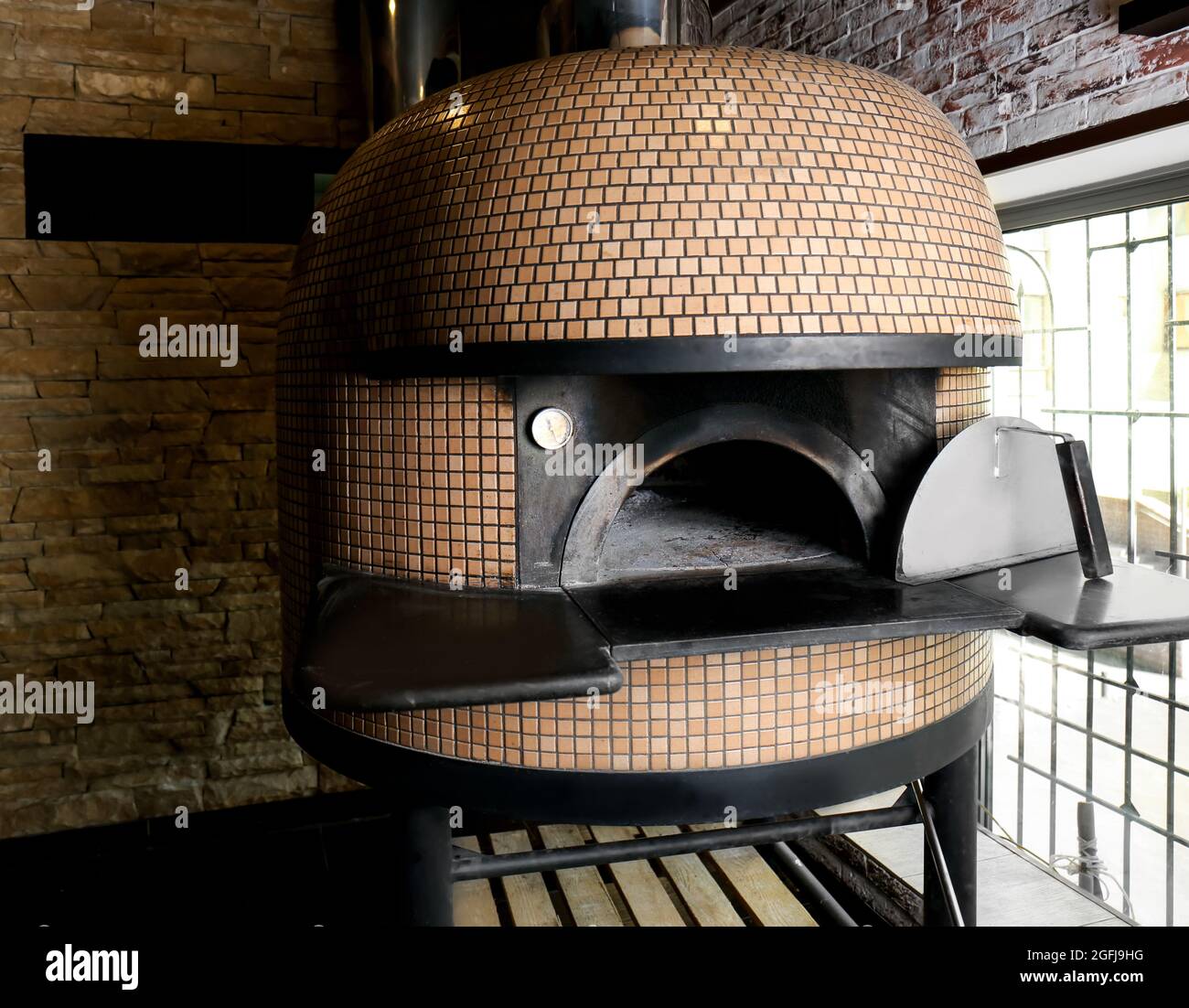 Traditional oven for bakery at restaurant Stock Photo Alamy