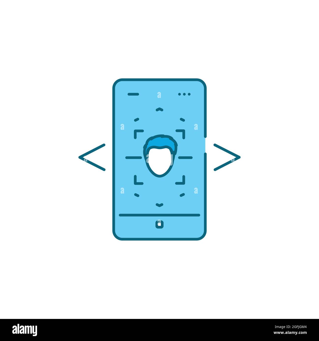 Augmented reality face recognition color line icon. Biometric scanning. Identification person. Face ID. Pictogram for web page, mobile app, promo. UI Stock Vector Image & Art - Alamy Augmented reality face recognition color line icon. Biometric scanning. Identification person. Face ID. Pictogram for web page, mobile app, promo. UI Stock Vector Image & Art - Alamy