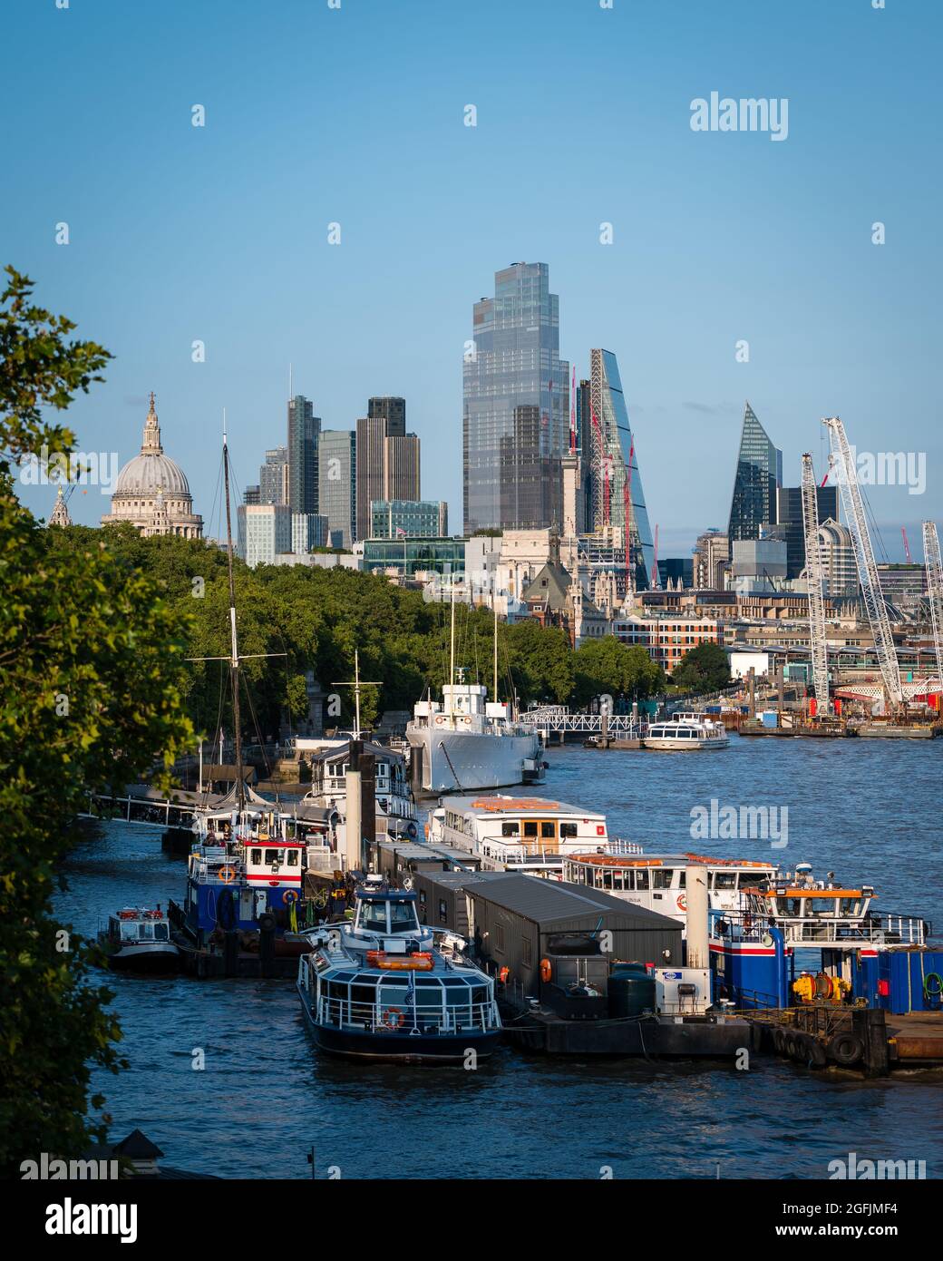 London Skyline, UK Stock Photo