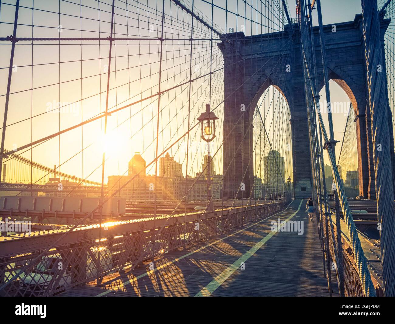 Brooklyn Bridge New York Stock Photo Alamy