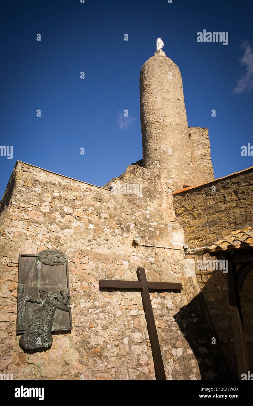 Sete (south of France) Chapel of Notre Dame de la Salette atop the