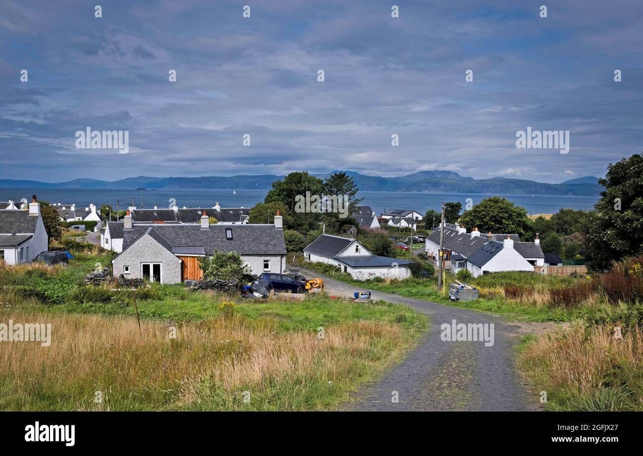 A view of Cullipool on the Isle of Luing in the Scottish Highlands Stock Photo