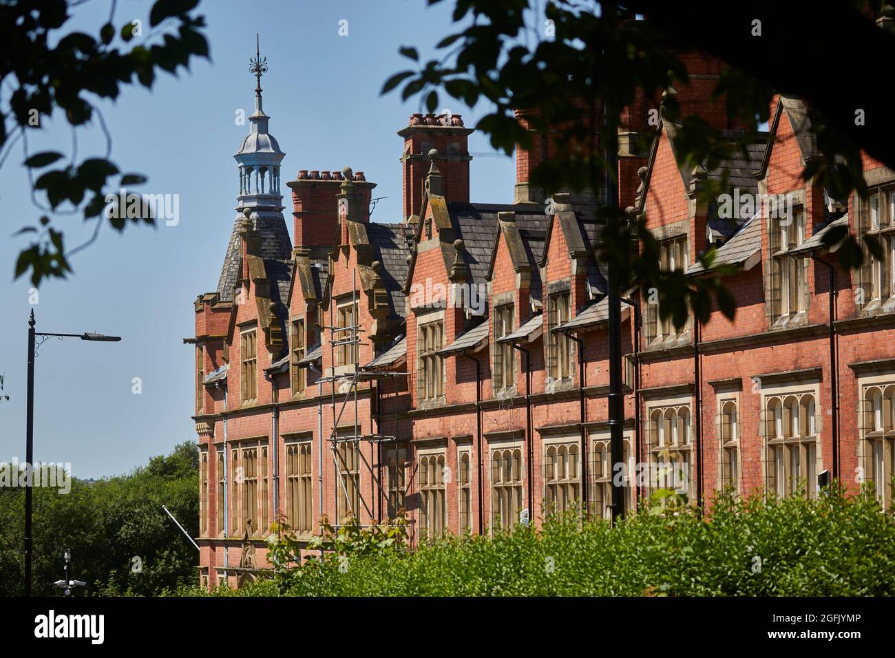Wigan town centre landmark, Lancashire, The Old Courts Gerrard Winstanley House, Crawford Street, and Church Gardens Stock Photo