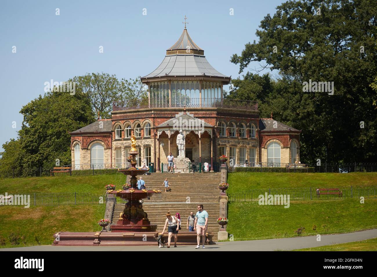 Wigan Town Centre Lancashire Wigan Grade II Listed Mesnes Park With 