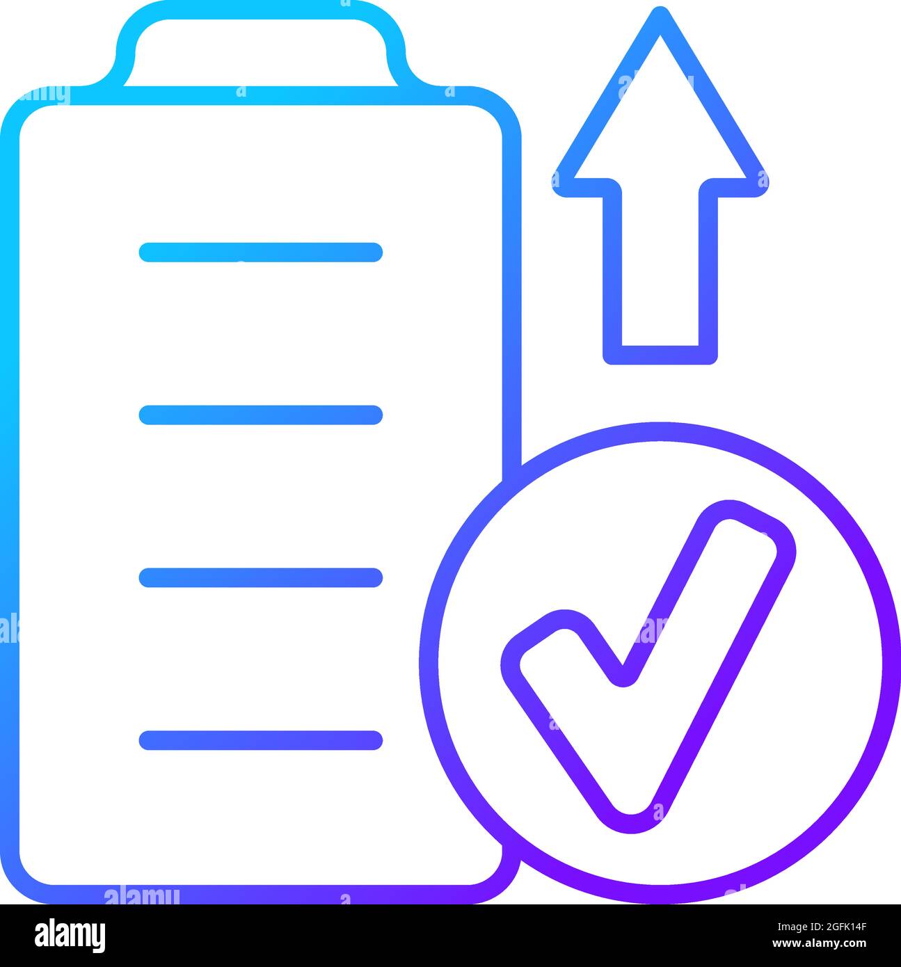 Fly with fully charged battery gradient linear vector manual label icon Stock Vector