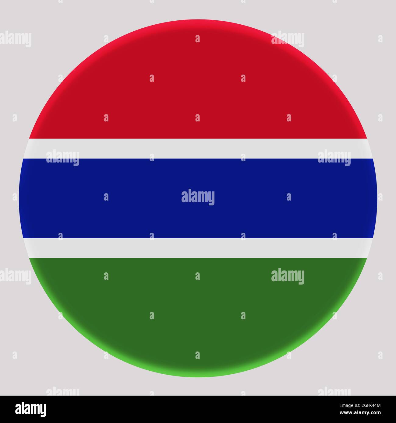 3D Flag of Gambia on a avatar circle Stock Photo - Alamy