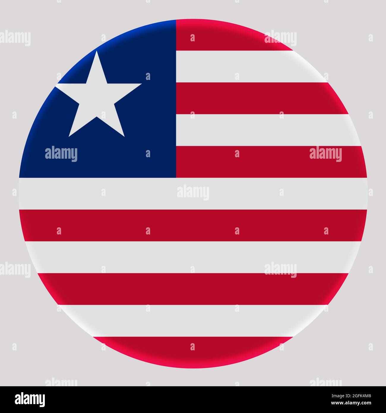 3D Flag of Liberia on a avatar circle Stock Photo - Alamy