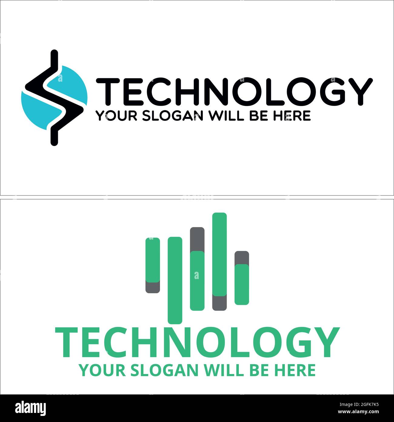 Installation supplier technology logo design Stock Vector