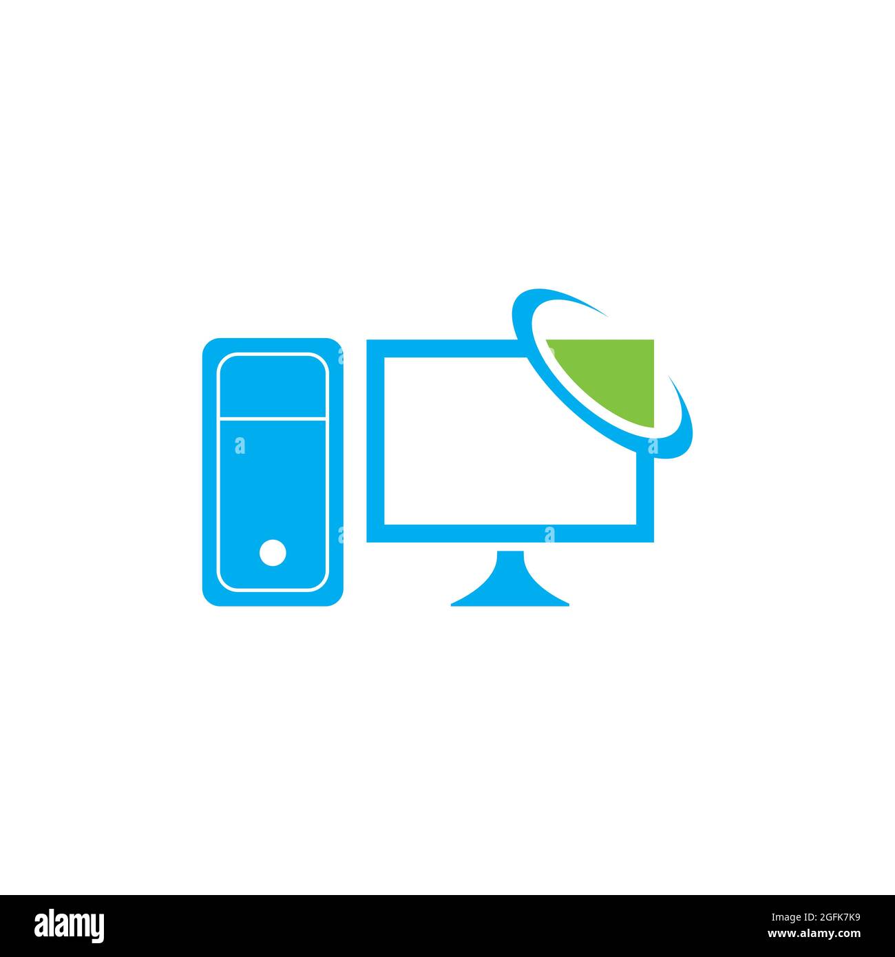 Computer company logo Stock Vector Images - Alamy