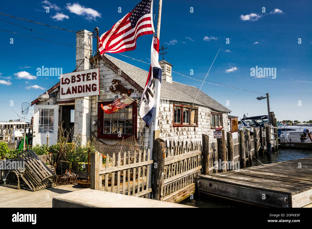 Lobster Landing Clinton, Connecticut, USA Stock Photo Alamy