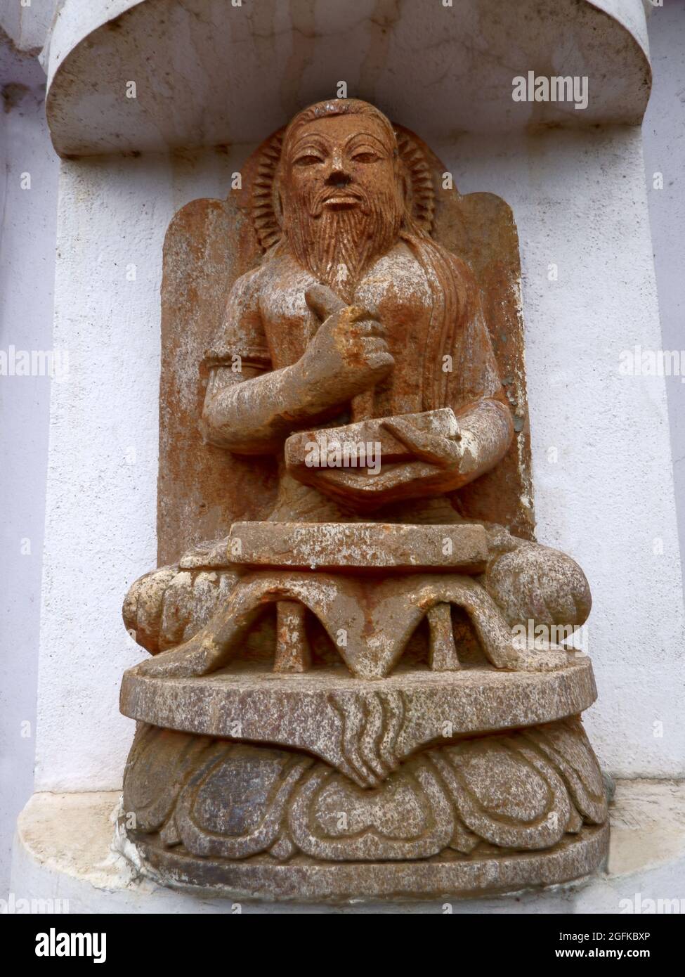 Maharshi Valmiki, Jagannath Temple, Paduwa, Katni, Orissa, India Stock Photo