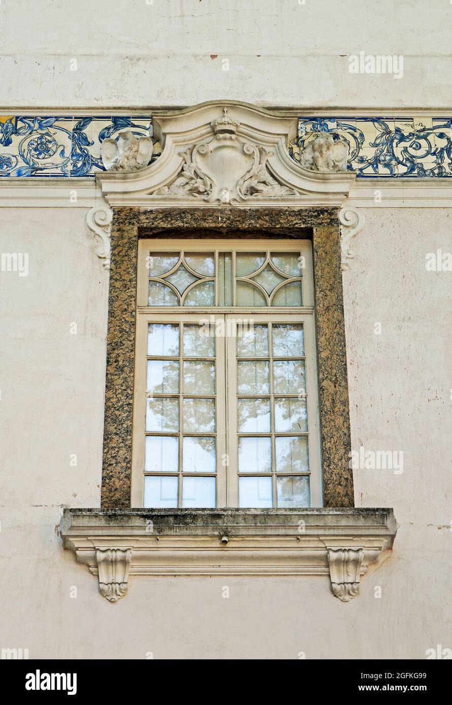 Old window on facade with tiles, Rio, Brazil Stock Photo - Alamy