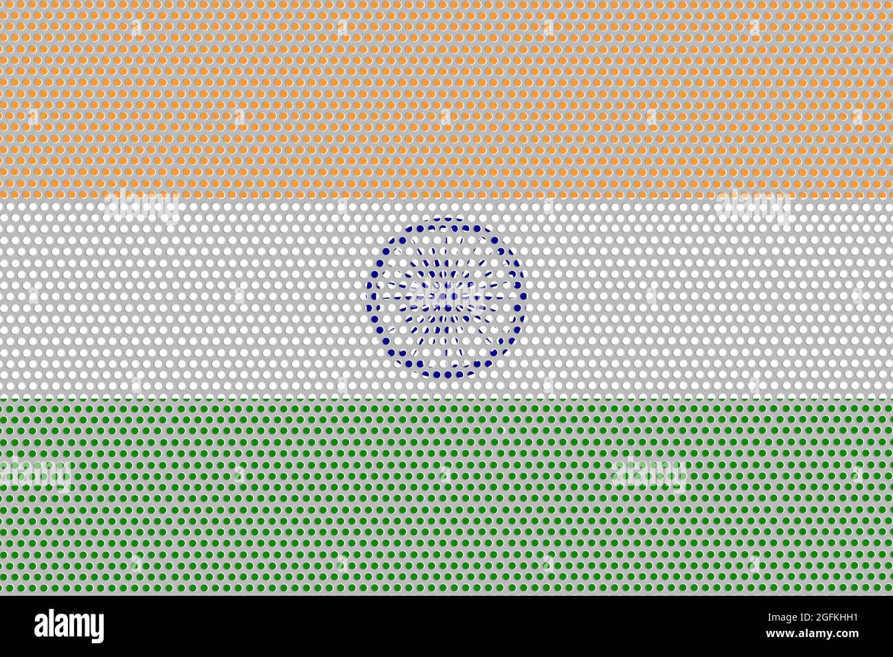 3D Flag of India on a metal wall background Stock Photo - Alamy