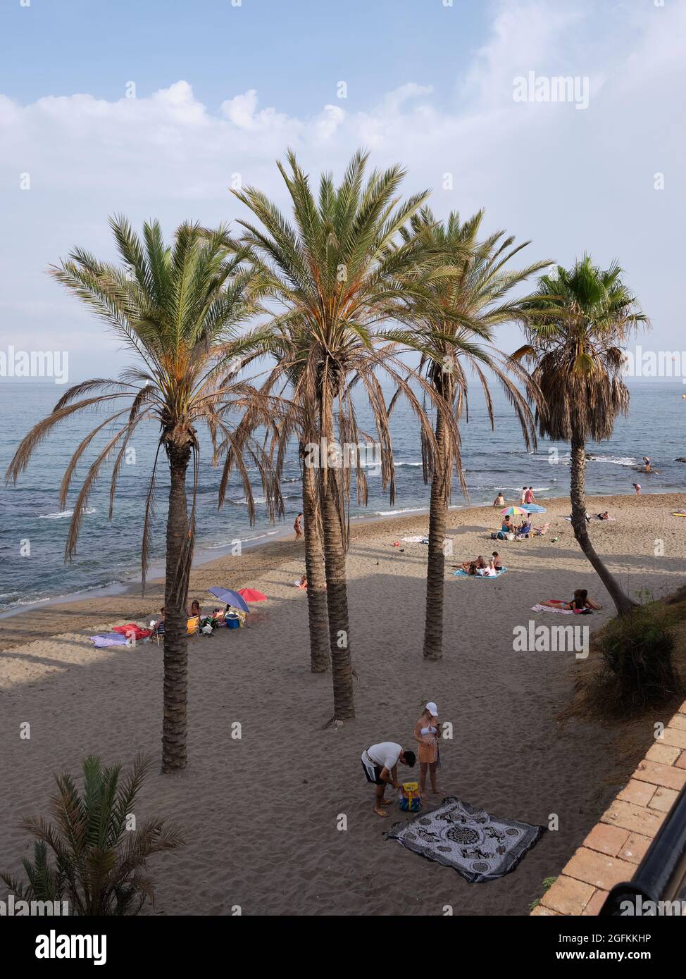 Bil Bil beach in Benalmadena Costa, Malaga province, Andalusia, Spain Stock  Photo - Alamy