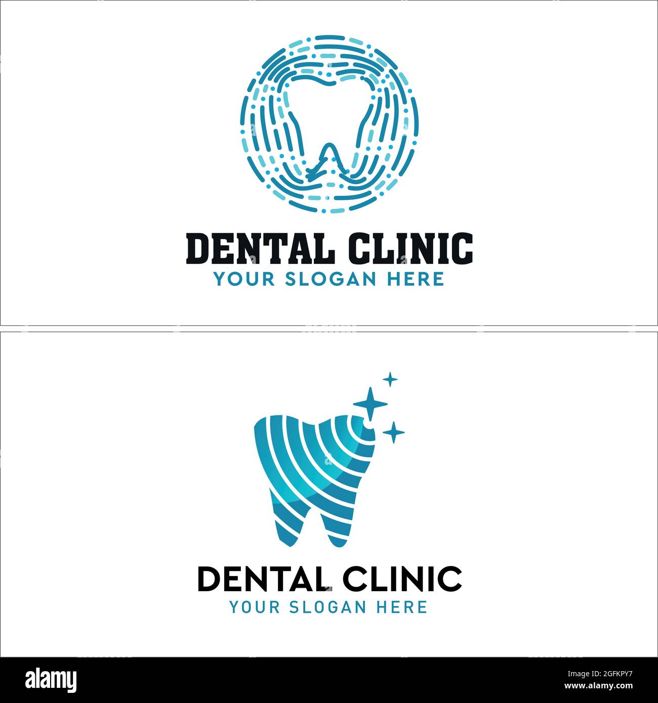 Dental logo design vector Stock Vector