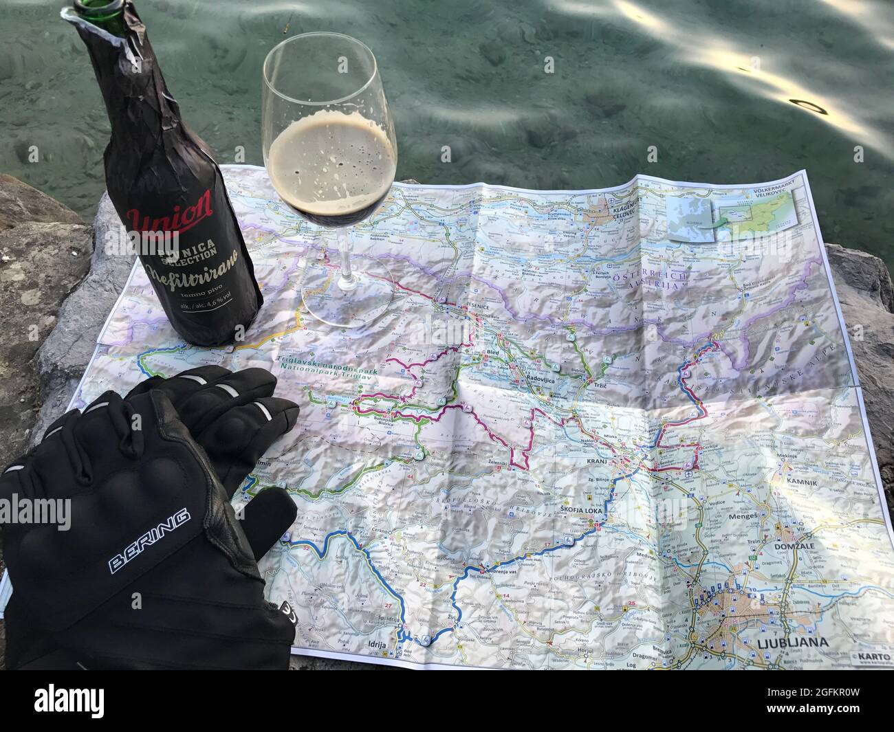 Map of slovenia hi-res stock photography and images - Alamy