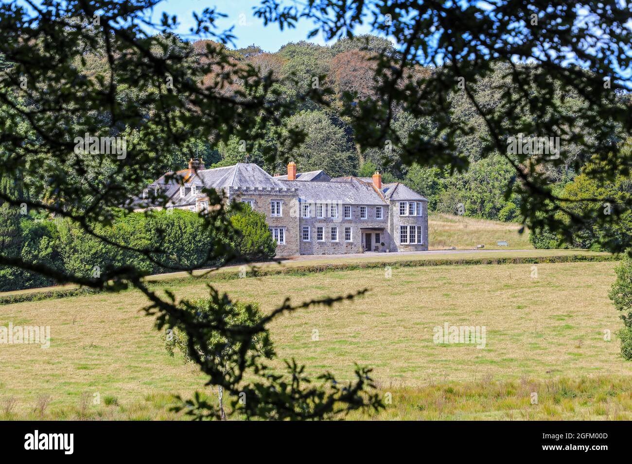 Penrose House, Penrose Estate, Helston, Cornwall, England, UK Stock