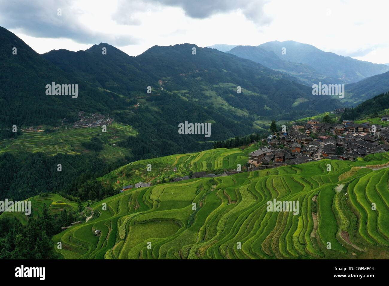 CONGJIANG, CHINA - AUGUST 26, 2021 - Photo taken on Aug. 26, 2021 shows ...