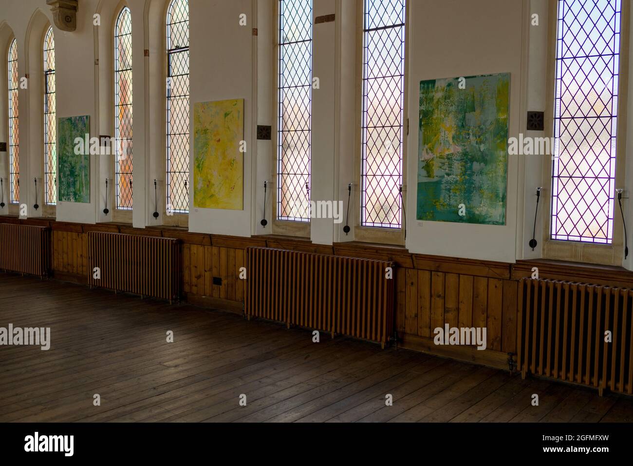 The Art Shop and Chapel, exhibition space, cafe and cultural centre, Abergavenny, Monmouthshire, Wales, UK Stock Photo