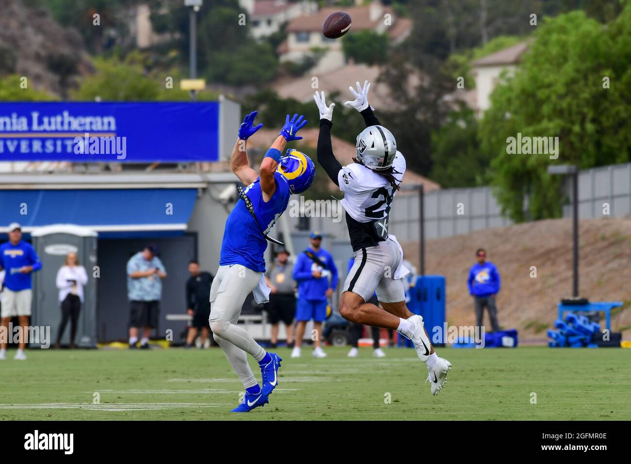 Las Vegas Raiders safety Trevon Moehrig (25) during an NFL football game  against the Baltimore Ravens, Monday, Sept. 13, 2021, in Las Vegas. (AP  Photo/Rick Scuteri Stock Photo - Alamy