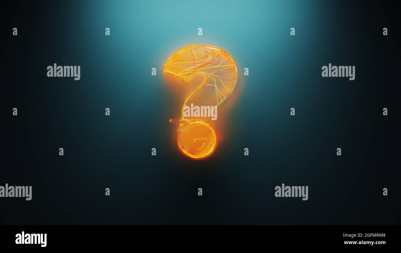 question mark green background Stock Photo - Alamy