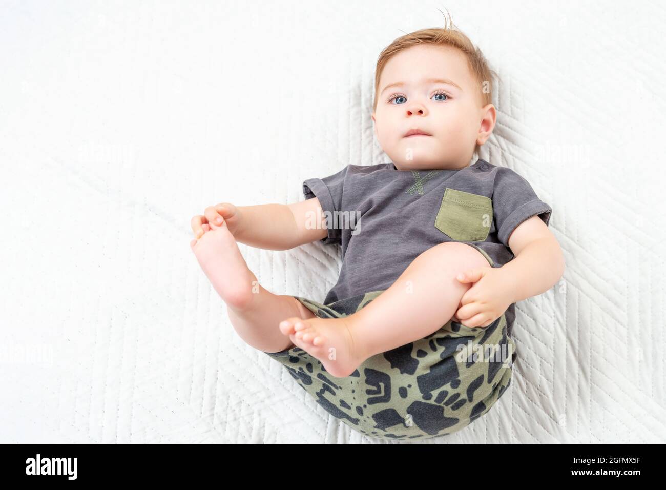 infant khaki suit