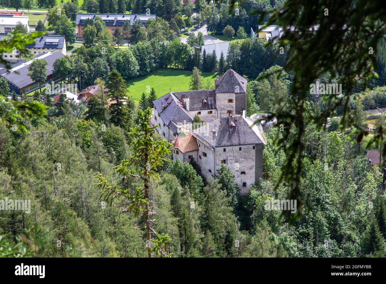 Castle Lichtenberg near Saalfelden, Austria Stock Photo