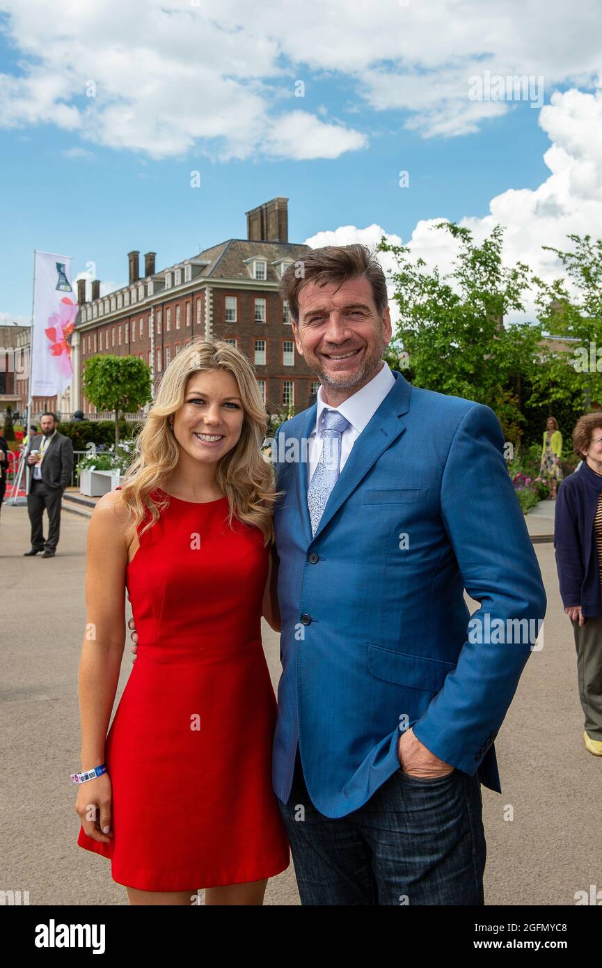 London, UK. 23rd May, 2016. Jessica Rose Moor and her former husband TV Presenter Nick Knowles. Credit: Maureen McLean/Alamy Stock Photo