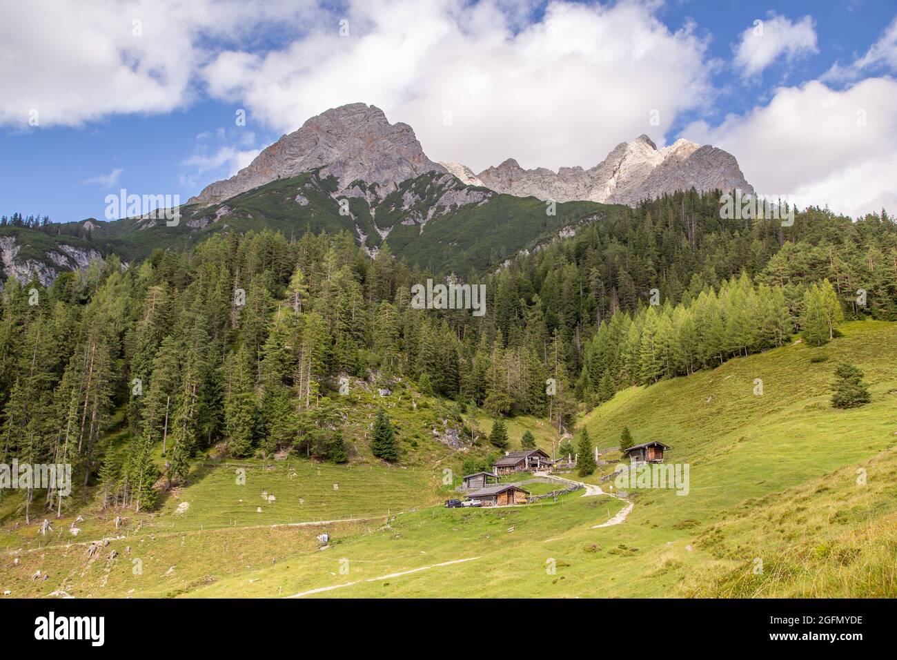 Saalfelden Austria Steinalm and landscapes around Stock Photo