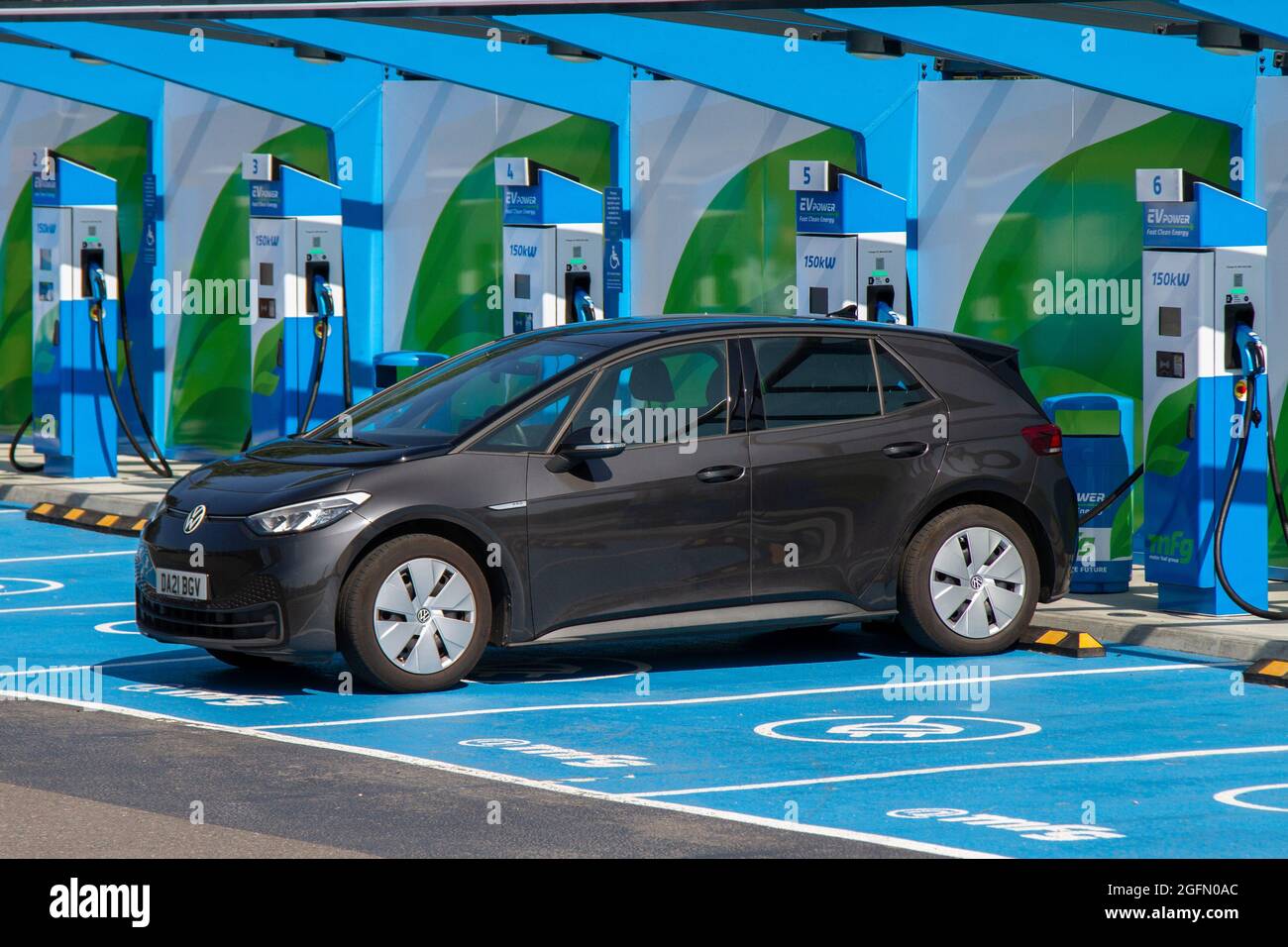 MFG Motor Fuel Group 150 kW EV Power 'Fast Clean Energy' car charging