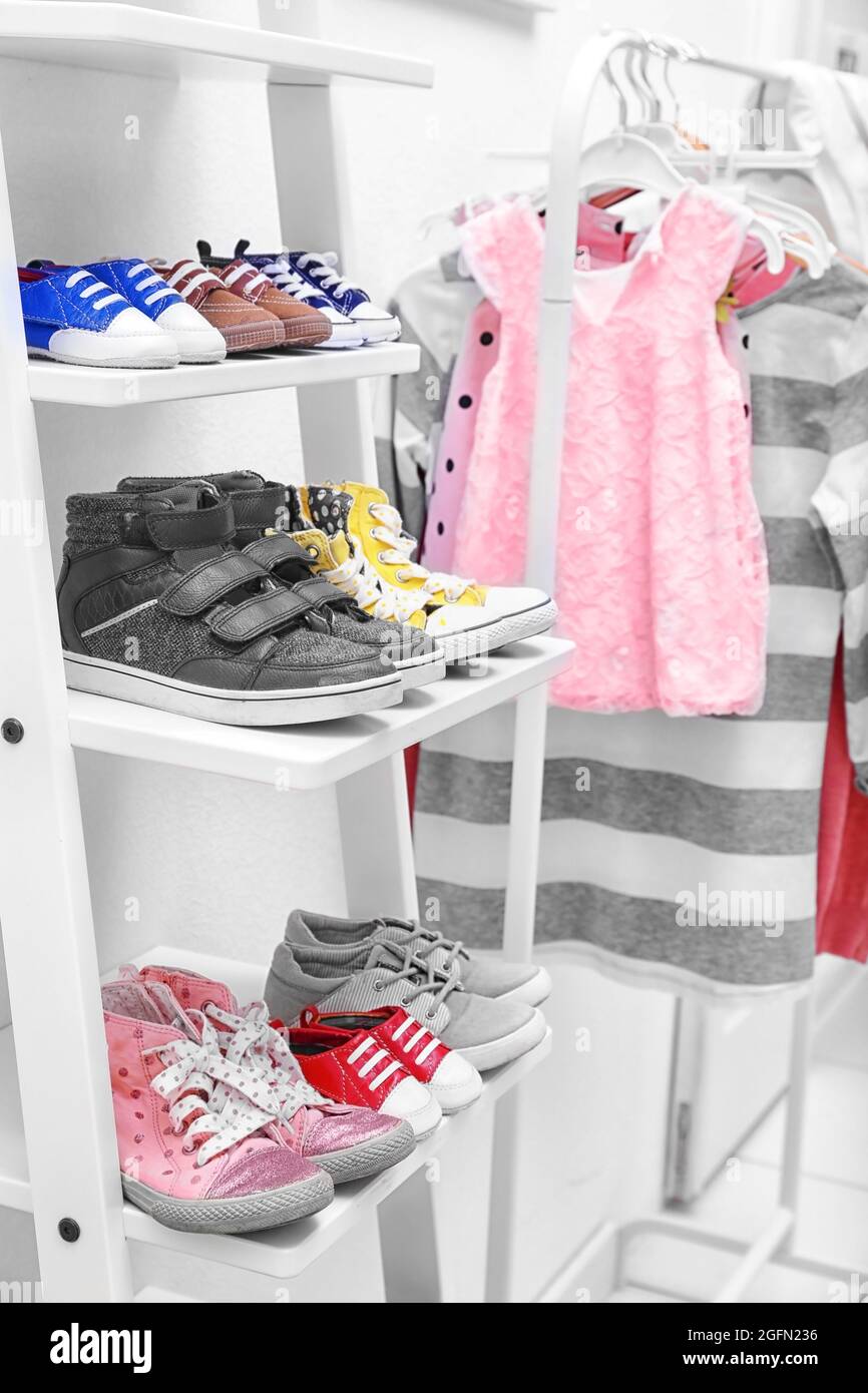 Moccasin shoes children hires stock photography and images Alamy