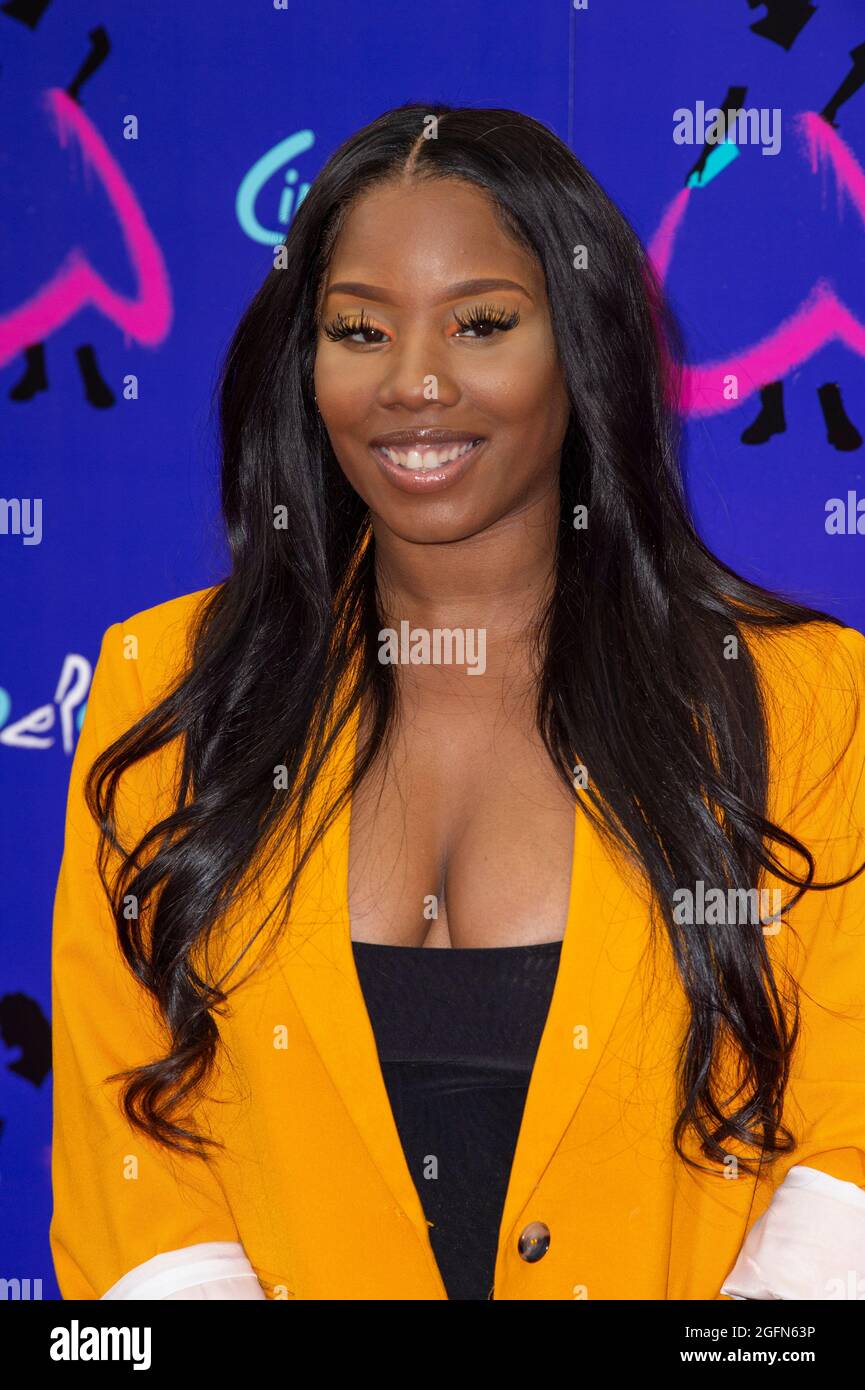 LONDON, ENGLAND - AUGUST 25: Nadia Jae attends Andrew Lloyd Webber's