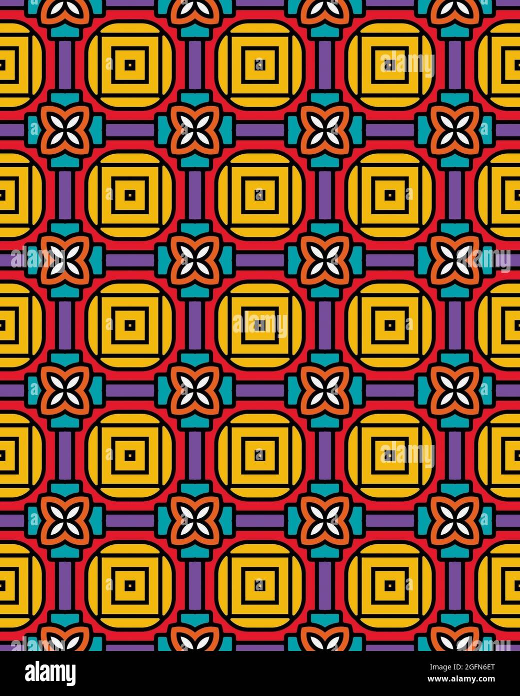 Tile Veritical Pattern Vertical seamless tile pattern Stock Photo - Alamy