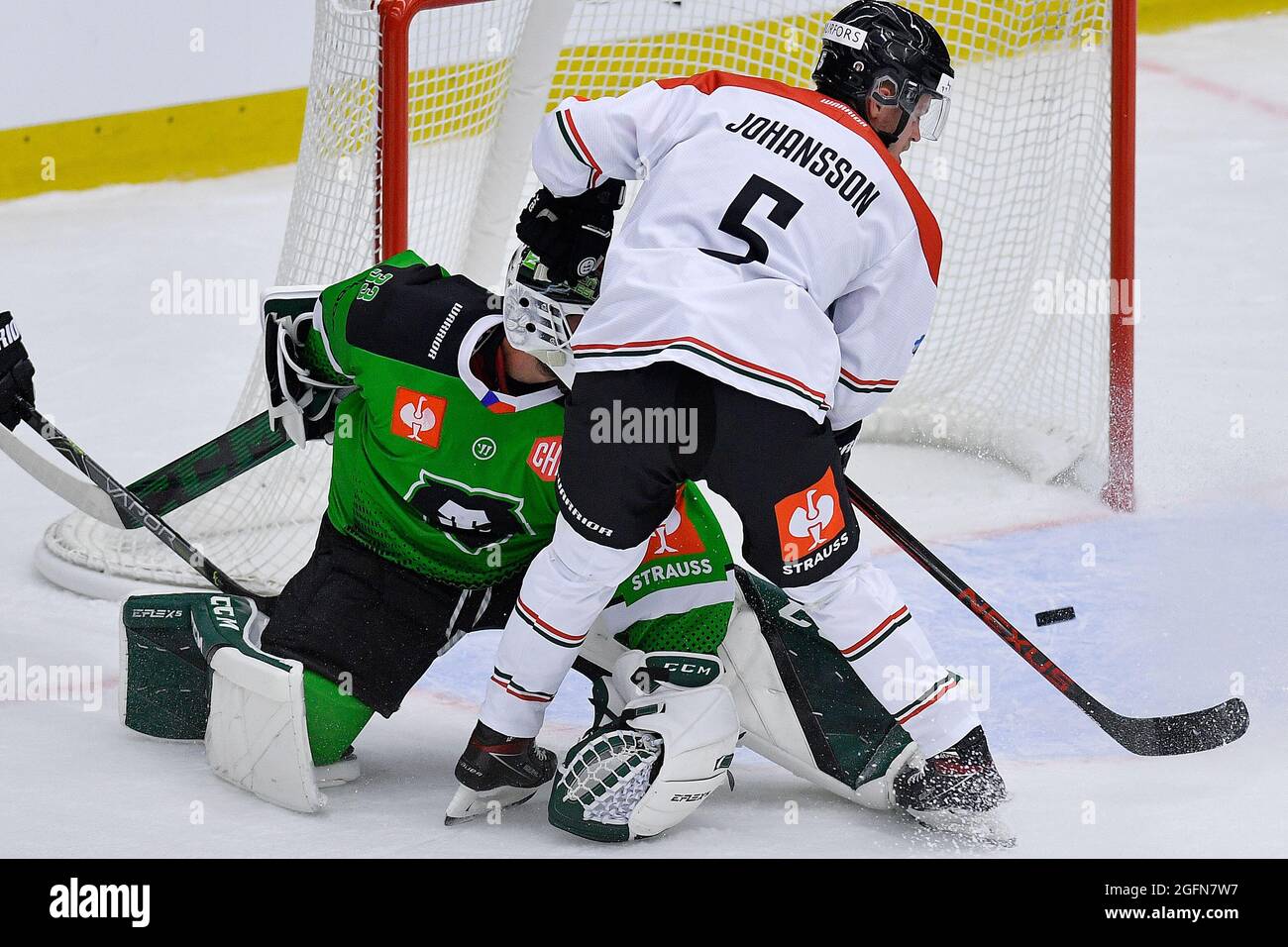 Mlada Boleslav, Czech Republic. 28th Aug, 2021. HIFK Hockey