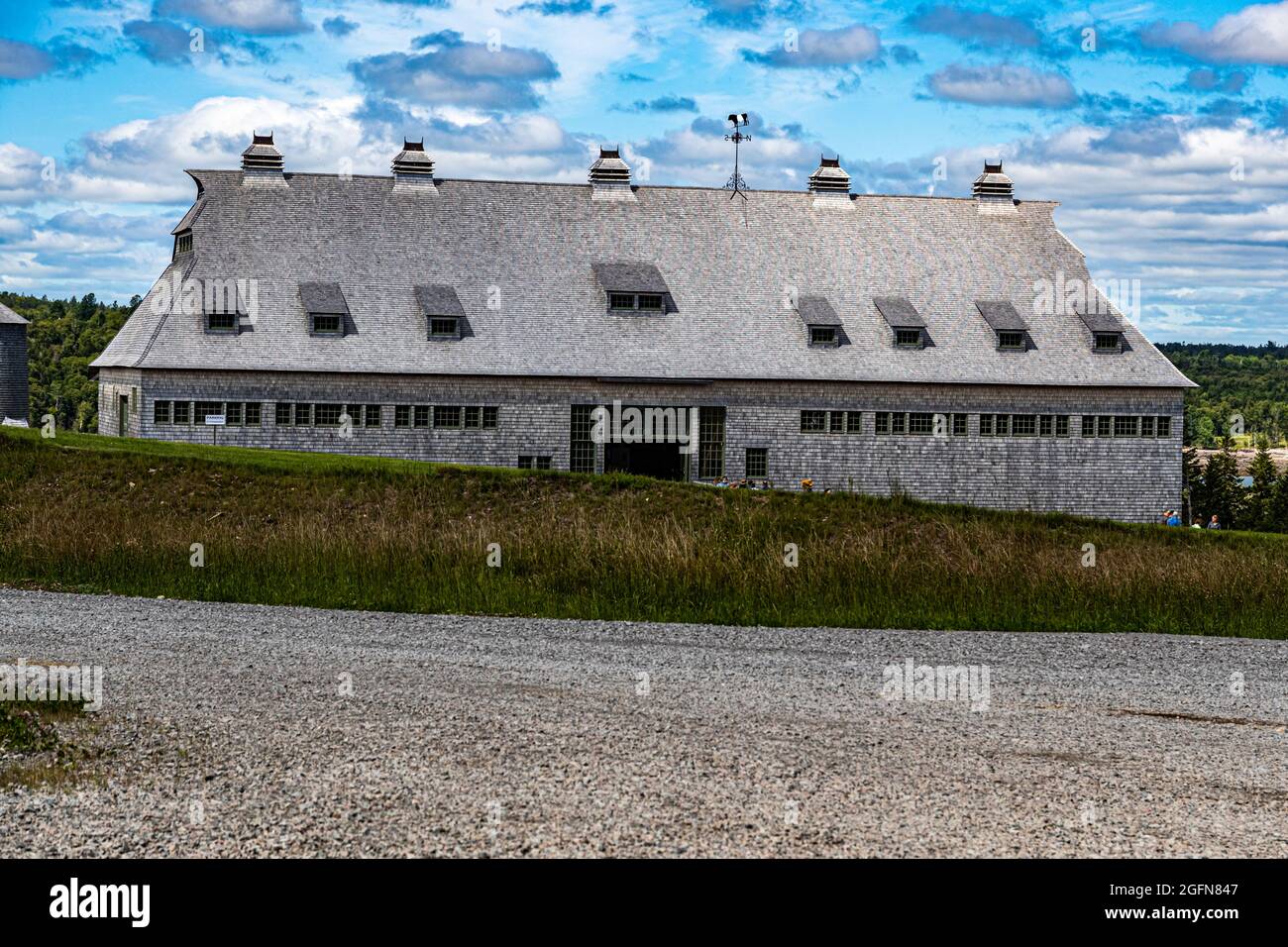 The Great Barn, Ministers Island, New Brunswick, Canada Stock Photo Alamy