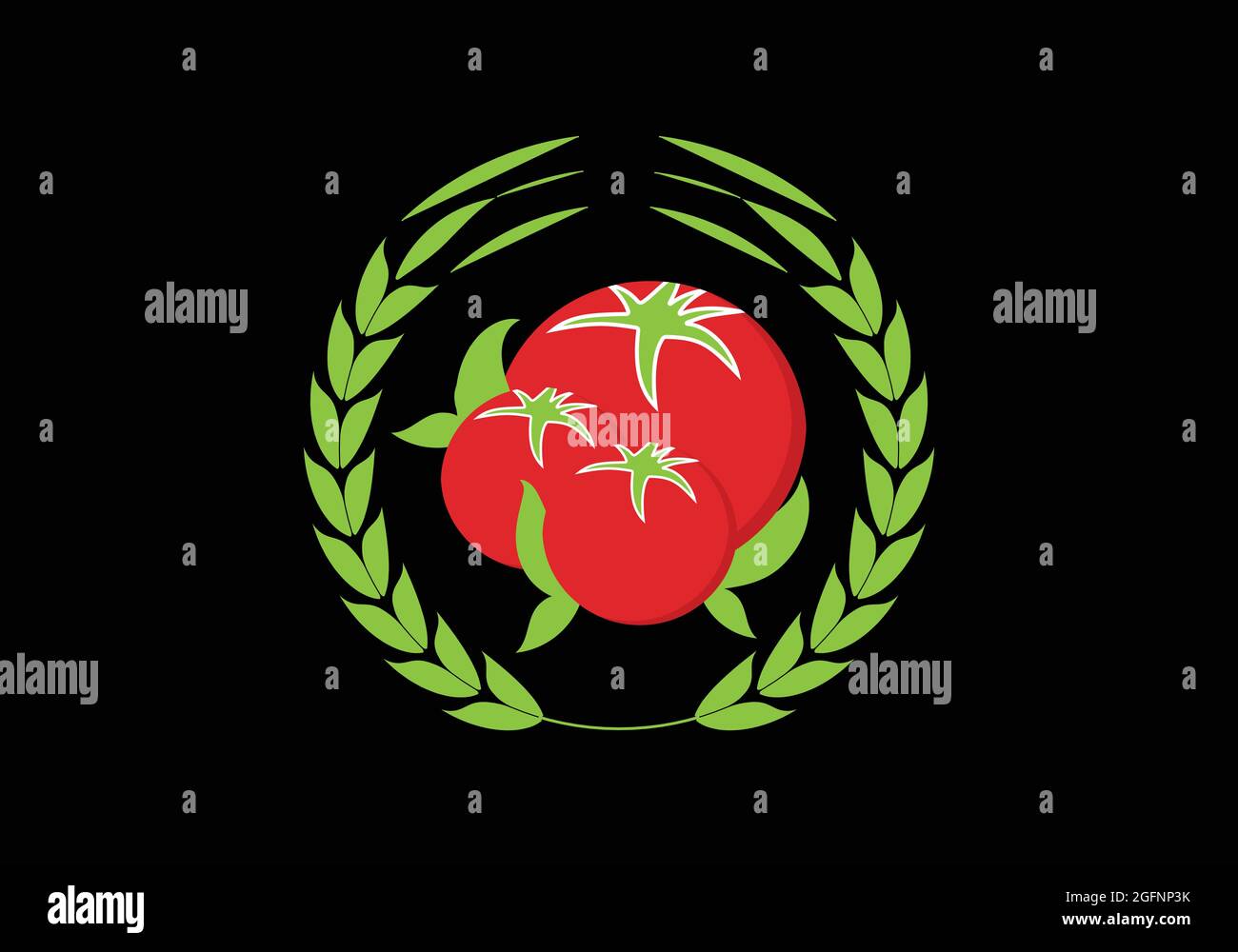 Tomato Clipart Design Fresh Red Tomato Logo Icon Design Stock Vector