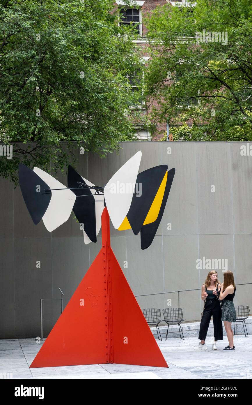 Sandy's Butterfly Mobile , MoMa, NYC, USA, 2021 Stock Photo