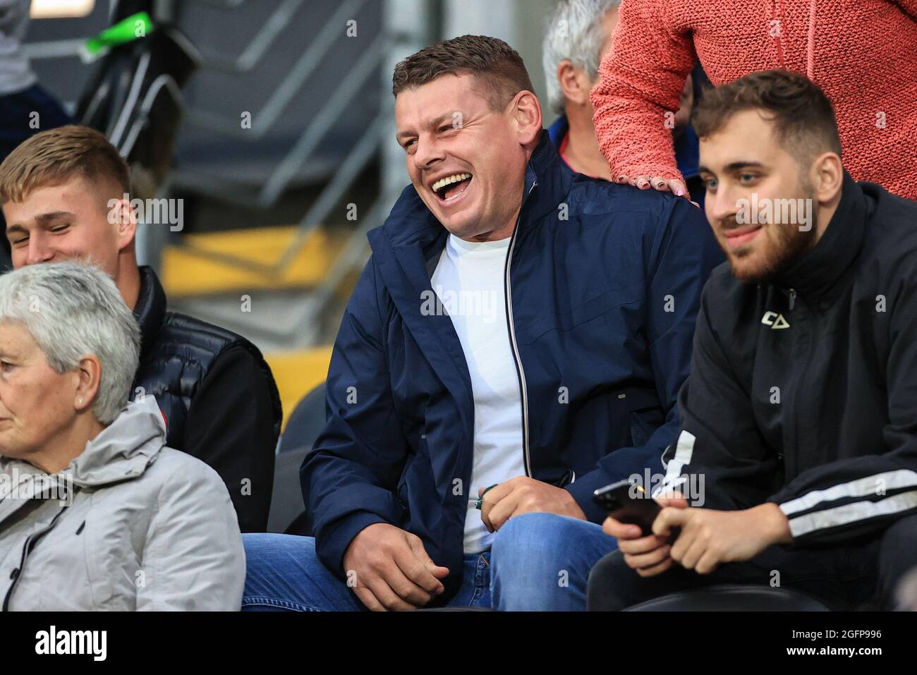 Hull, UK. 26th Aug, 2021. Lee Radford former Hull FC head coach is in attendance in Hull, United Kingdom on 8/26/2021. (Photo by Mark Cosgrove/News Images/Sipa USA) Credit: Sipa USA/Alamy Live News Stock Photo
