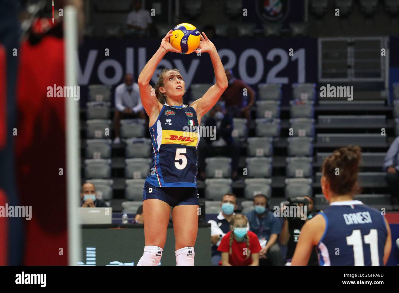 Zadar, Croatia . 14th Nov, 2020. Ofelia Malinov (5 Italy) in action