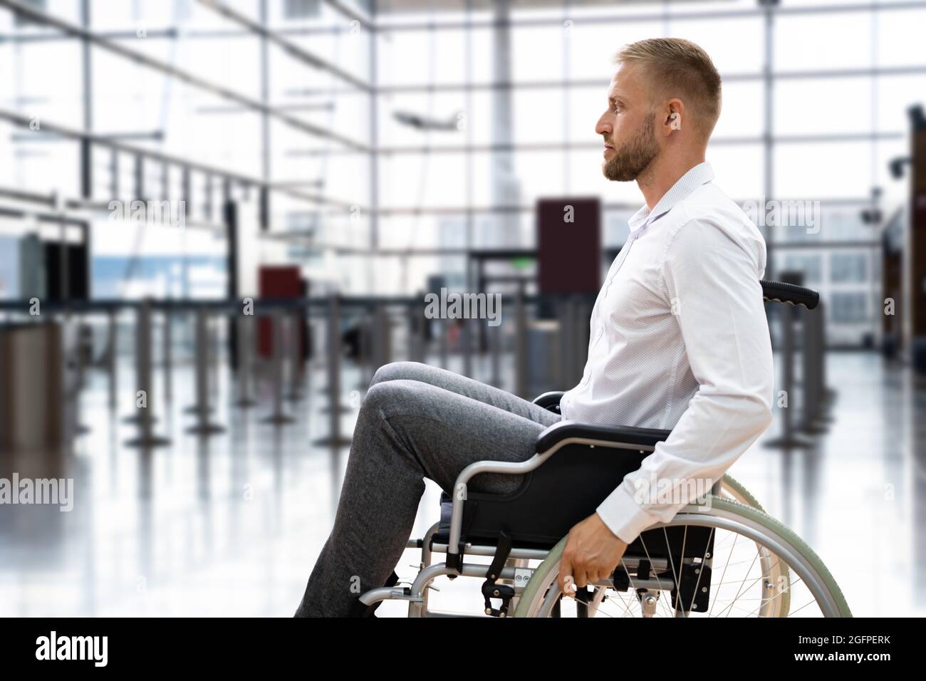 Disabled passenger airport hires stock photography and images Alamy