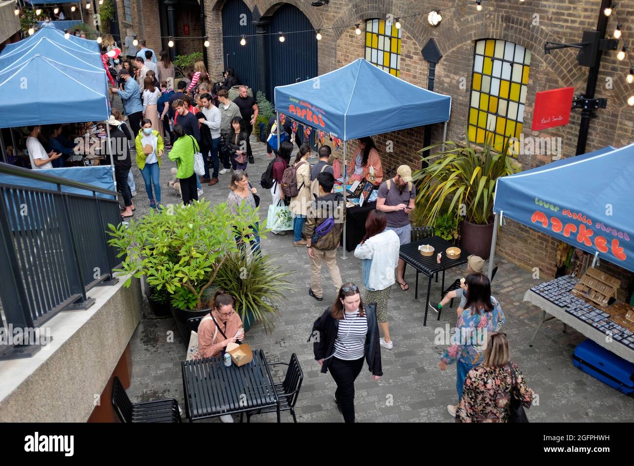 Lower Stable Street Market, London King's Cross Stock Photo Alamy