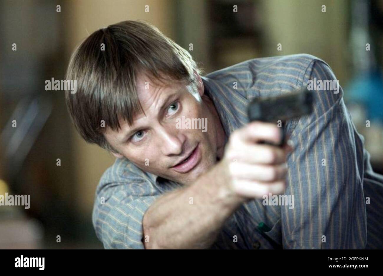 A HISTORY OF VIOLENCE 2005 New Line Cinema film with Viggo Mortensen Stock Photo