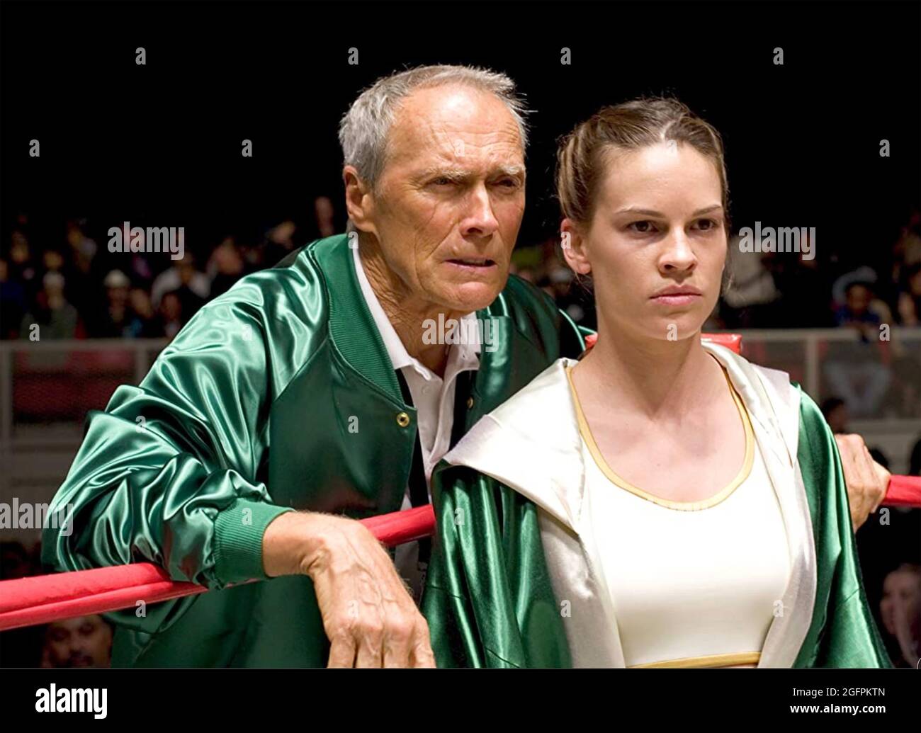 MILLION DOLLAR BABY 2004 Warner Bros. Pictures film with Hilary Swank